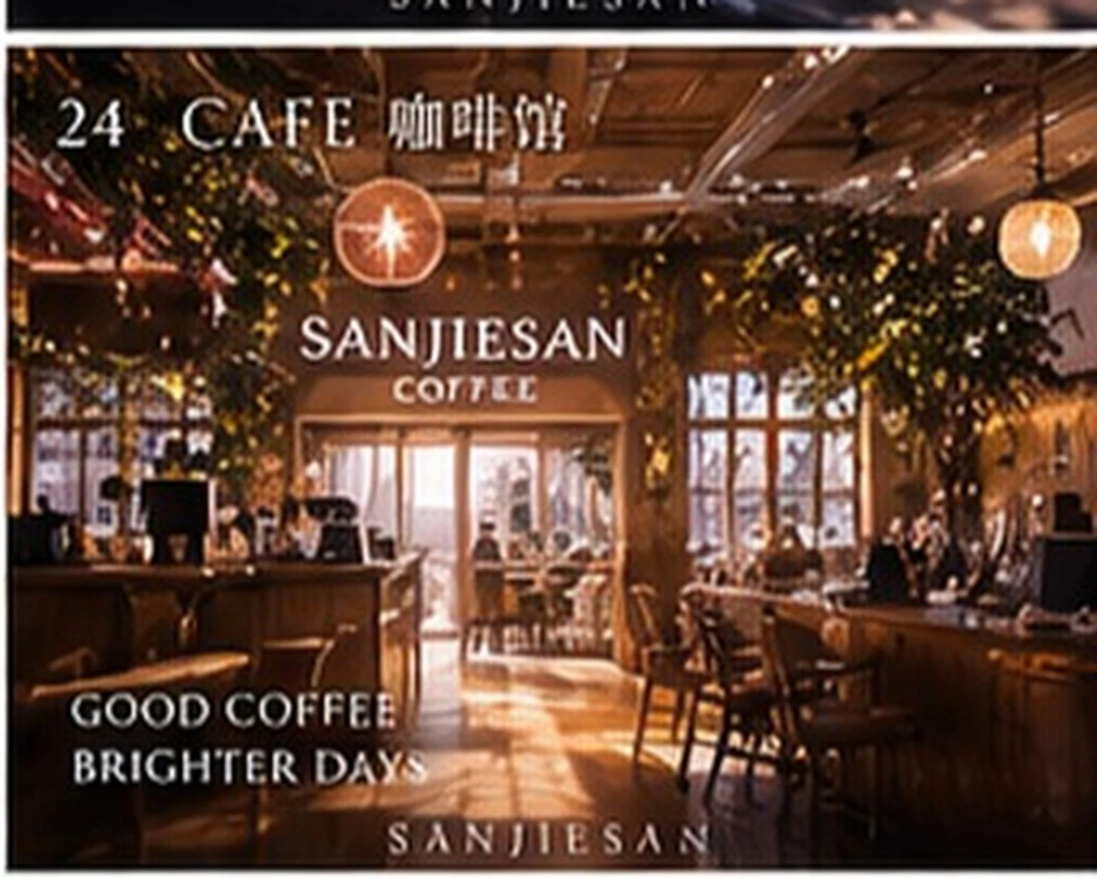 A place to meet · cafe concept · Sanjiesan concept artwork